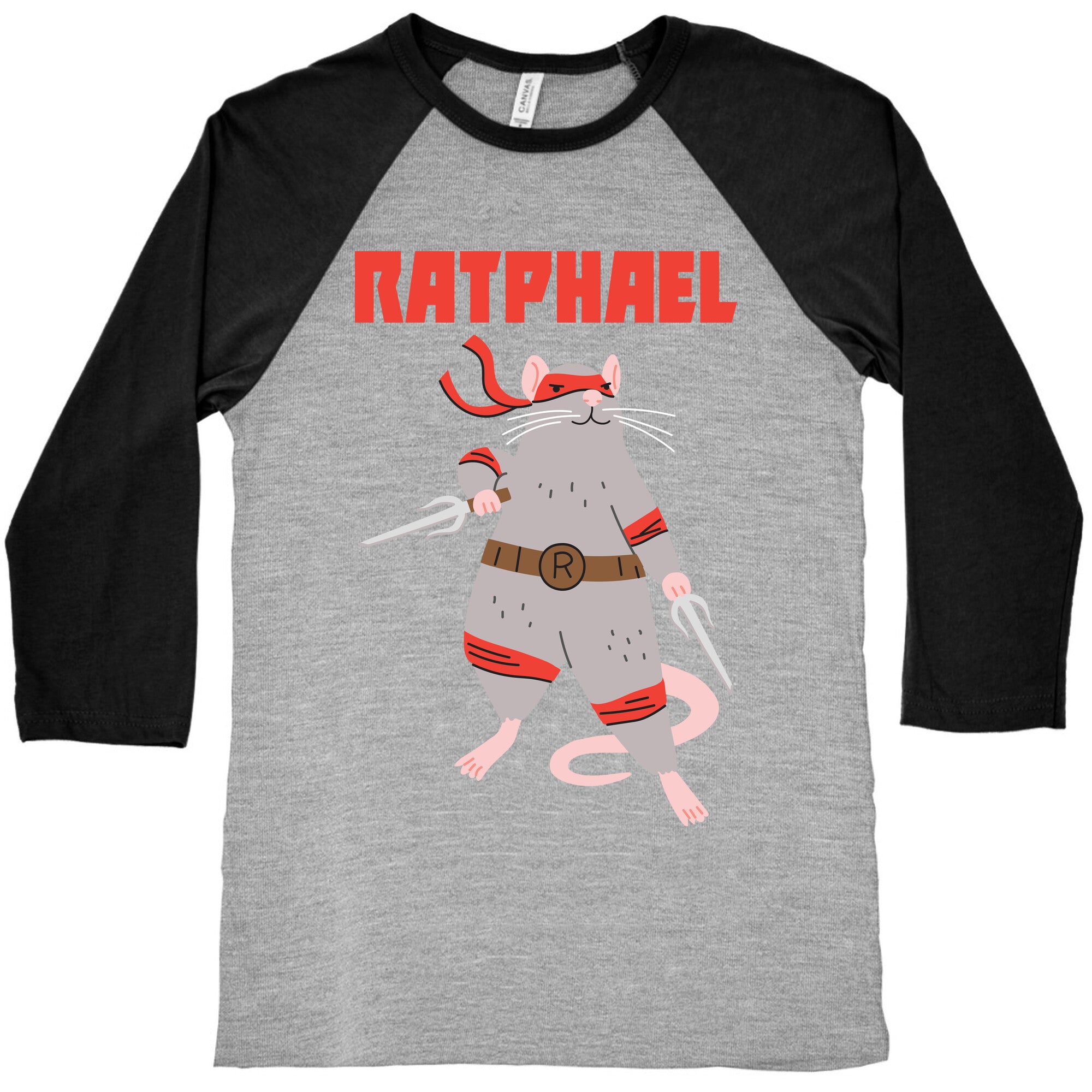 Ratphael (Raphael Rat) Baseball Tee